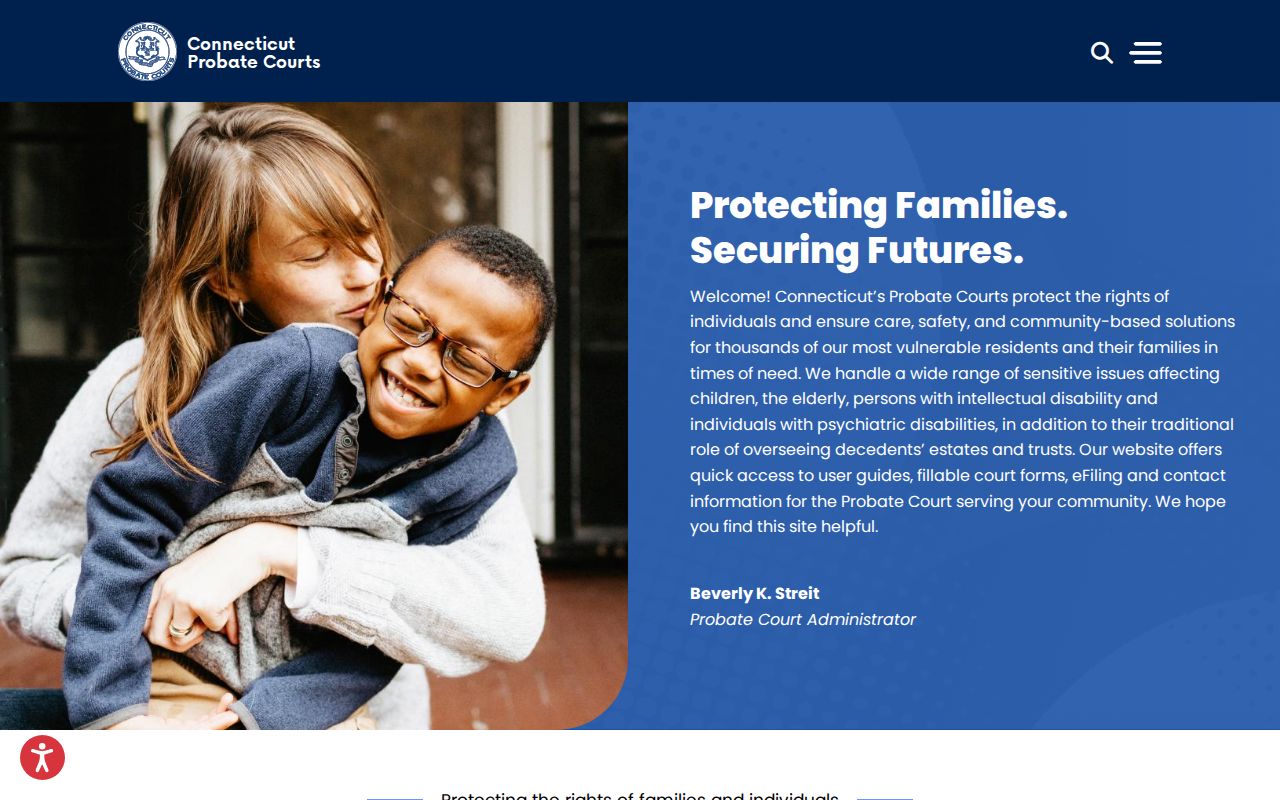 Meriden probate records Connecticut Probate Courts directory and forms